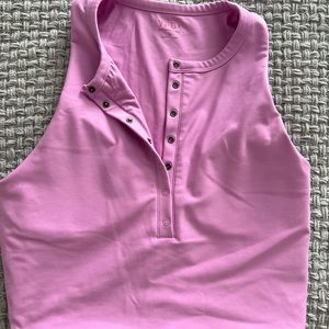 Abercrombie and Fitch YPB crop Henley tank